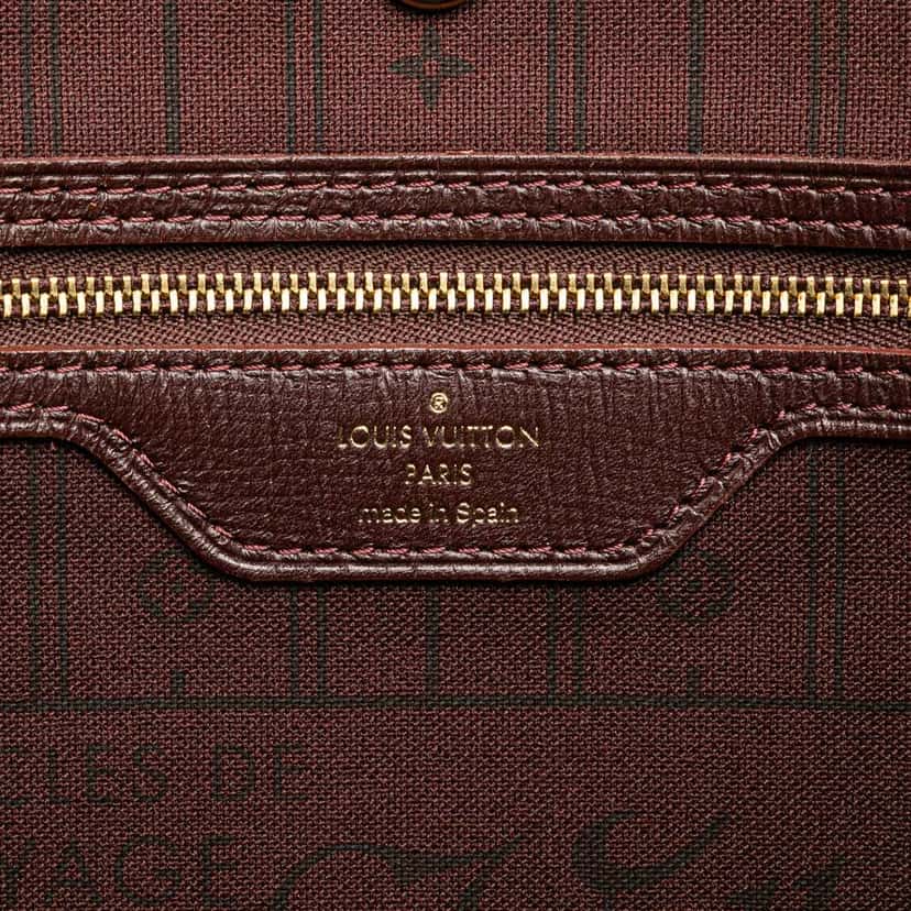 Louis Vuitton Monogram Idylle Neverfull MM Pink Canvas Good condition - Box View