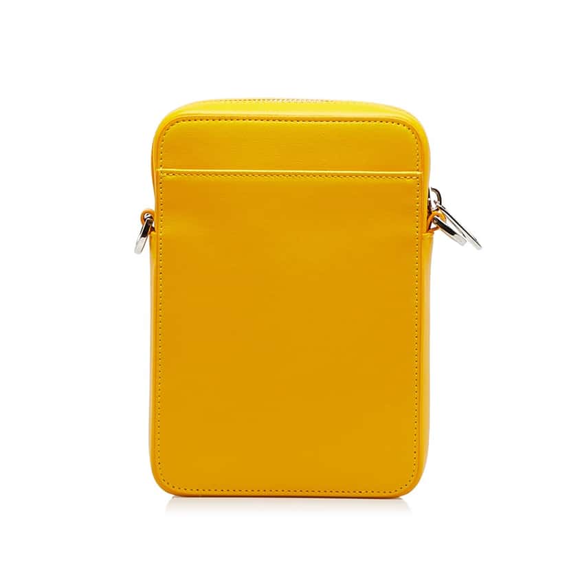 Dior Oblique World Tour Messenger Bag Yellow Leather Good condition - Inside View