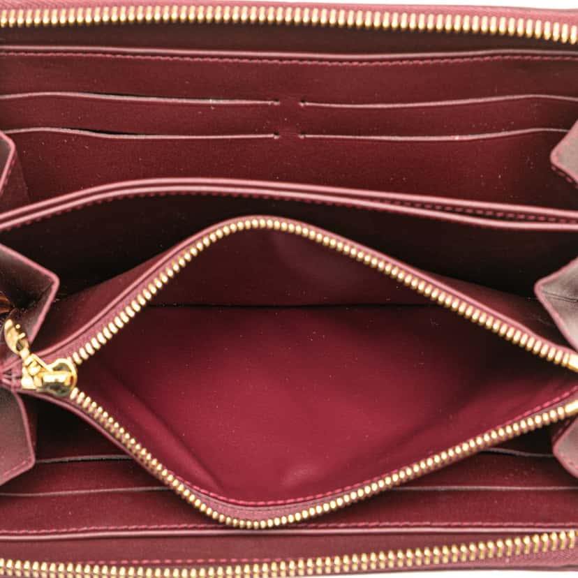 Louis Vuitton Stephen Sprouse Monogram Vernis Leopard Zippy Wallet Pink Leather Good condition - Model View