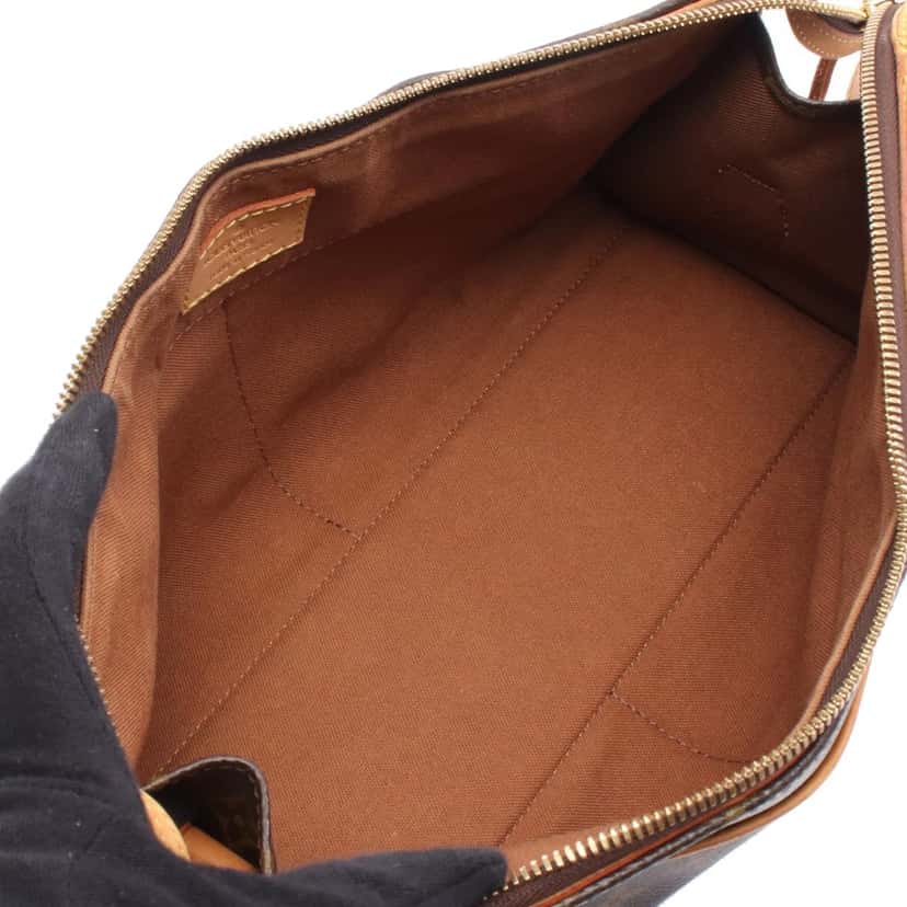 Louis Vuitton Monogram Popincourt Long Brown Canvas Good condition - Inside View