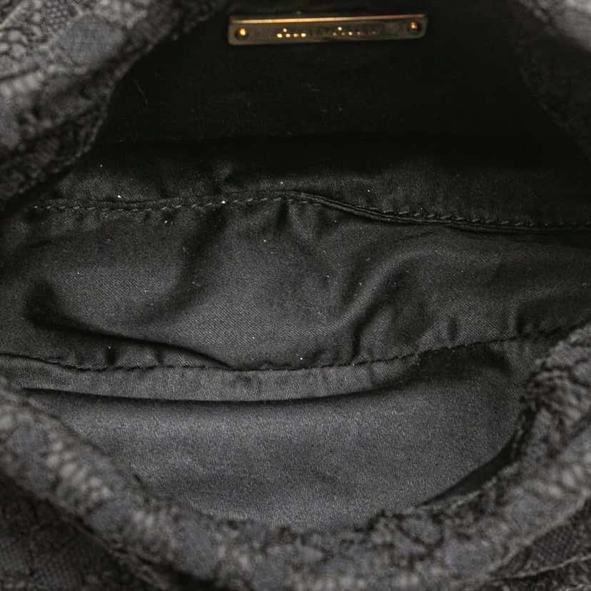 Miu Miu Lace Frame Clutch Black Good condition - Model View