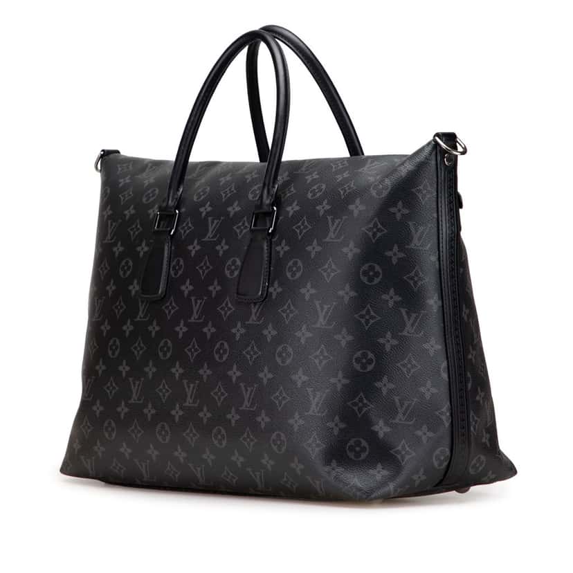 Louis Vuitton Monogram Eclipse Apollo All Day Black Canvas Good condition - Back View