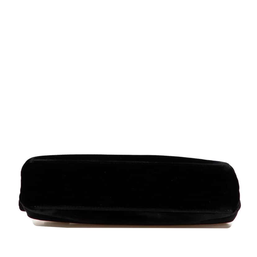 Fendi Velvet Shoulder Bag Black Velvet Good condition - Inside View