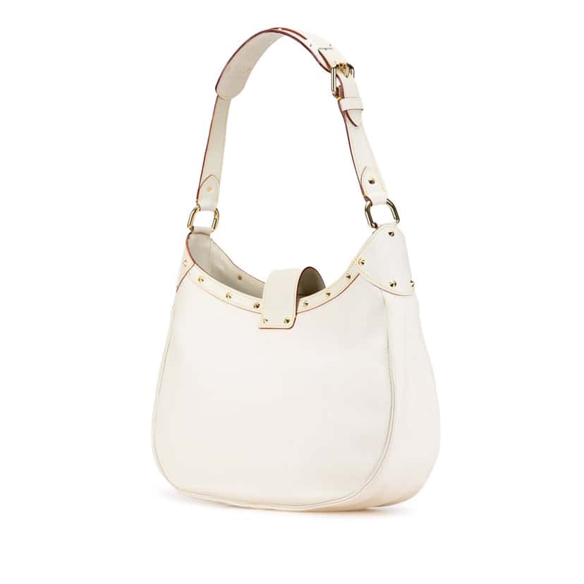 Louis Vuitton Suhali L Affriolant Bag White Leather Good condition - Back View