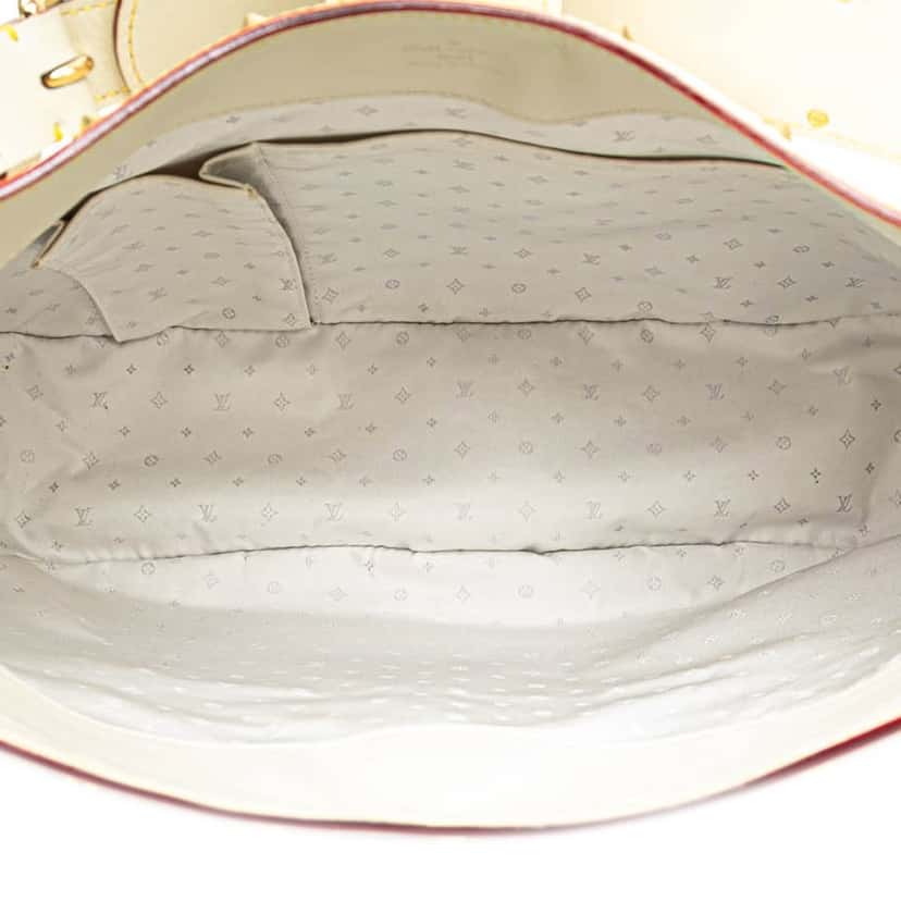 Louis Vuitton Suhali L Affriolant Bag White Leather Good condition - Model View