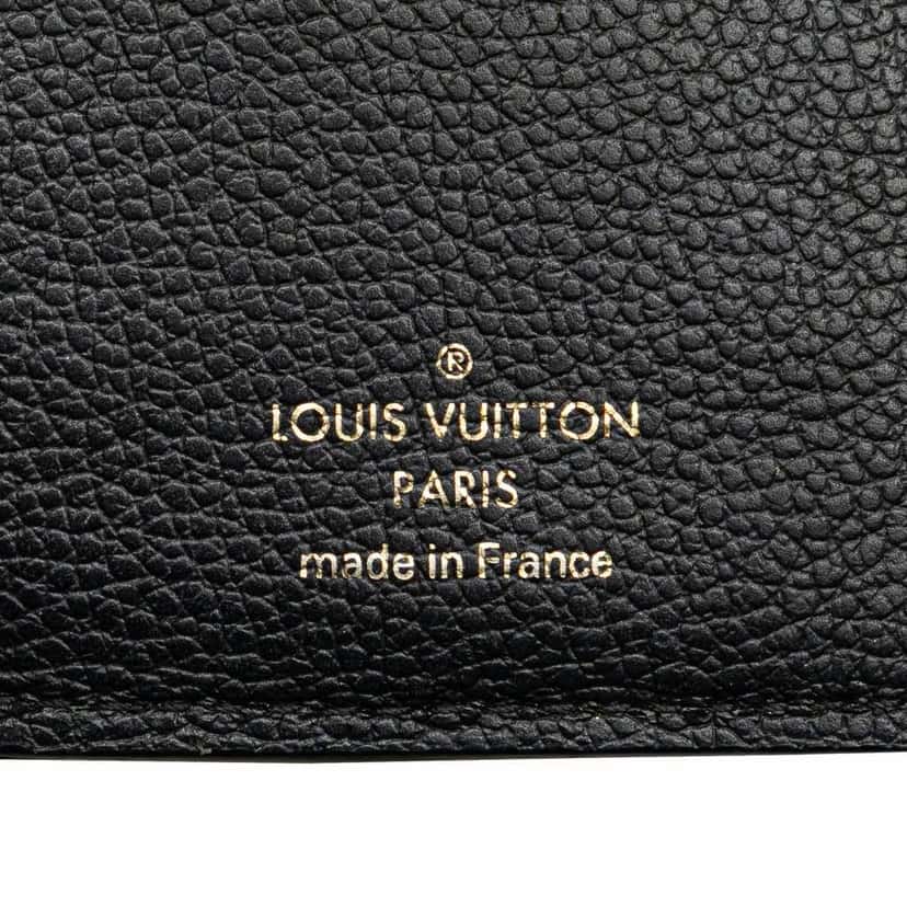 Louis Vuitton Monogram Empreinte Victorine Wallet Black Leather Good condition - Model View