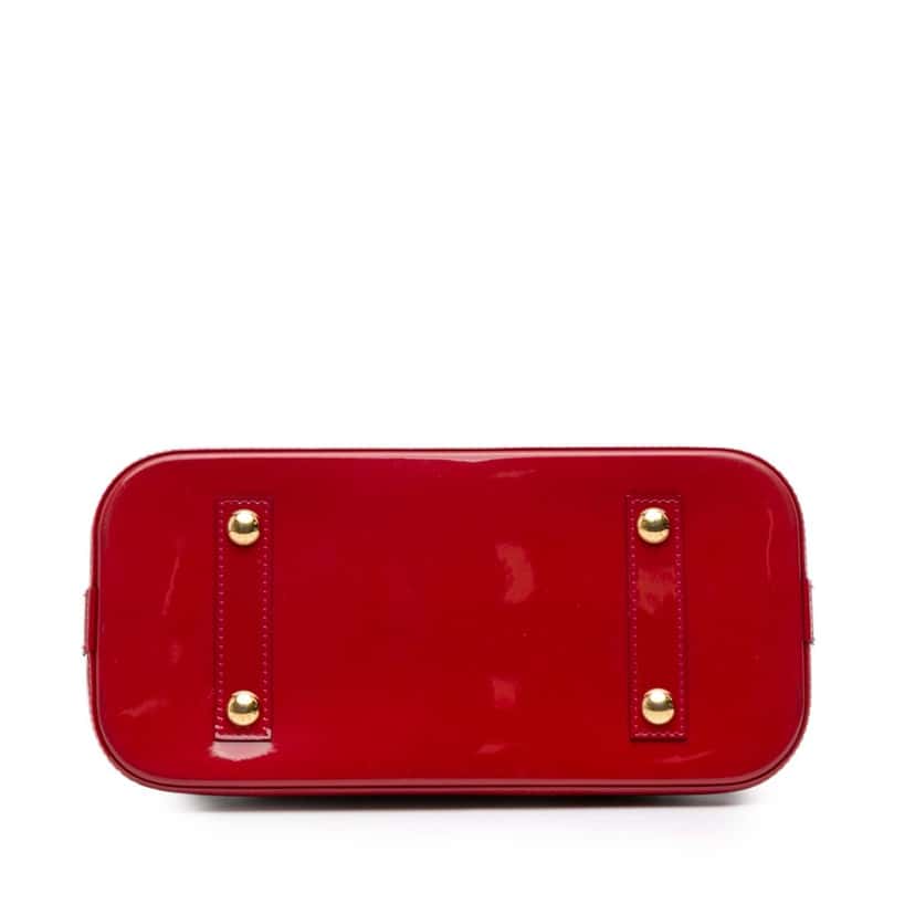 Louis Vuitton Monogram Vernis Alma PM Red Leather Good condition - Inside View