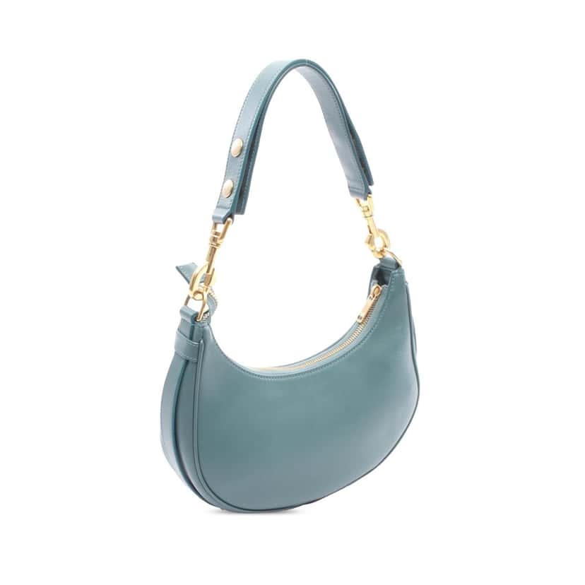 Celine Medium Calfskin Ava Shoulder Bag Blue Leather Good condition - Back View