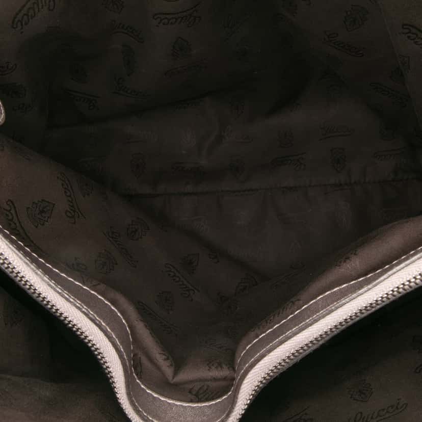 Gucci GG Imprime Joy Vertical Tote Grey Canvas Good condition - Box View