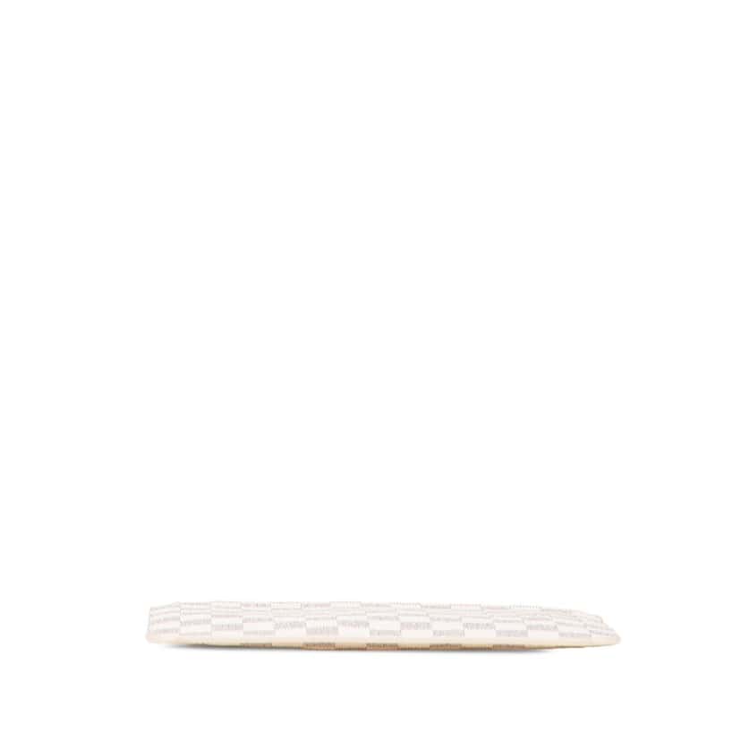 Louis Vuitton Damier Azur Neverfull Pouch MM White Canvas Good condition - Inside View