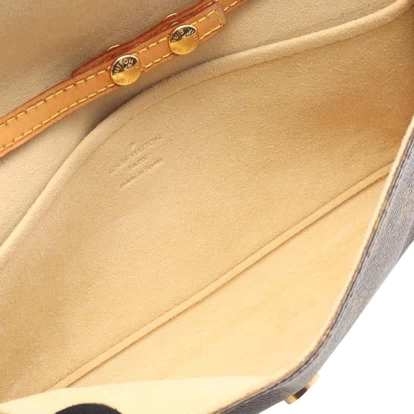 Louis Vuitton Monogram Pochette Twin GM Brown Canvas Good condition - Inside View