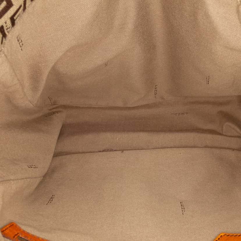 Fendi Zucchino Canvas Tote Brown Canvas Good condition - Model View