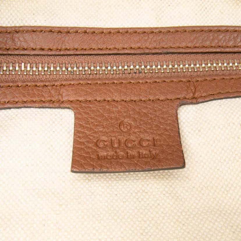 Gucci GG Canvas Bella Satchel Brown Canvas Good condition - Box View