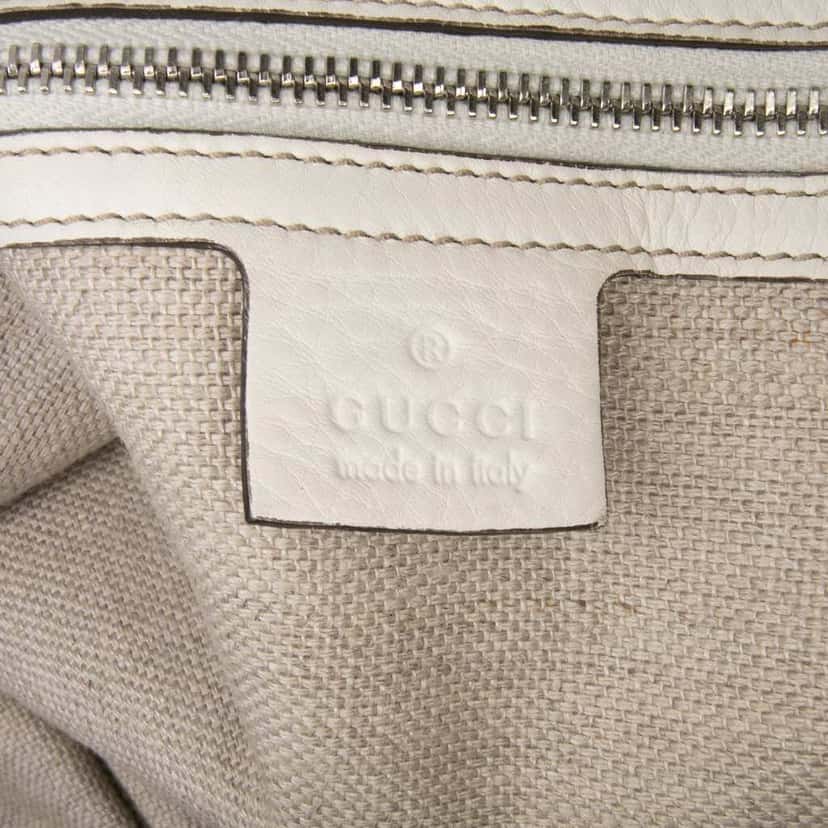Gucci Large GG Canvas Icon Bit Satchel Brown Canvas Good condition - Box View