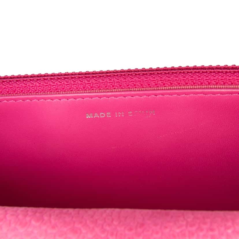 Chanel CC Caviar Wallet on Chain Pink Leather Very good condition - Box View