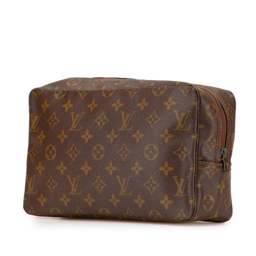 Louis Vuitton Monogram Trousse Toilette 28 Brown Canvas Good condition - Back View