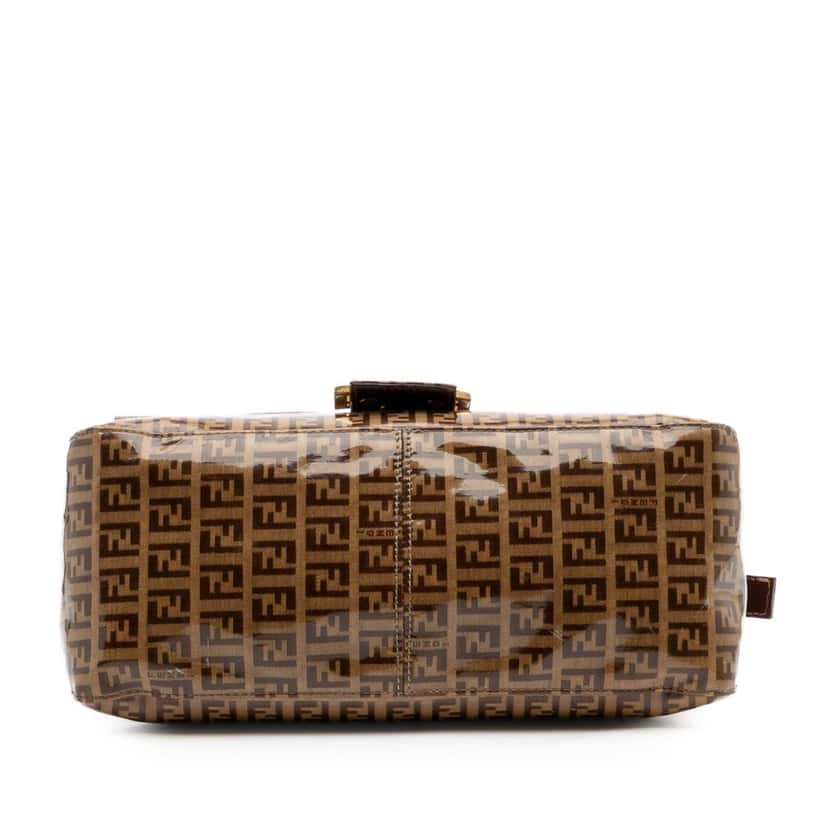 Fendi Zucchino Crystal Mamma Forever Brown Canvas Good condition - Inside View