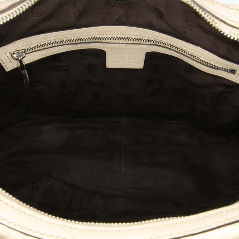 Gucci Medium Guccissima Twins Hobo Brown Leather Good condition - Model View
