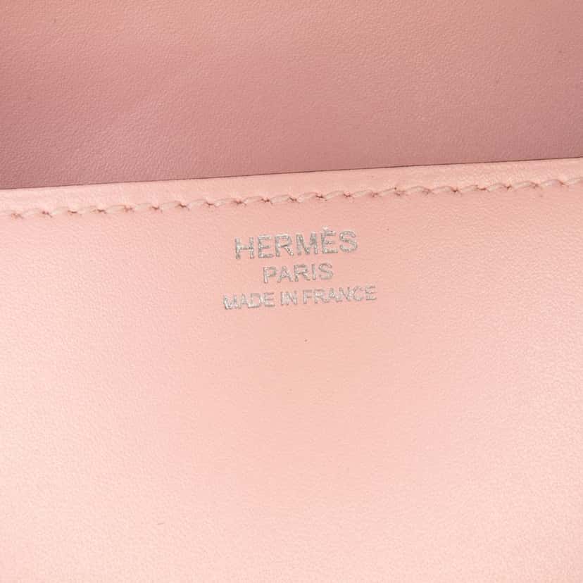 Hermès Tadelakt Medor Clutch 23 Pink Leather Good condition - Box View