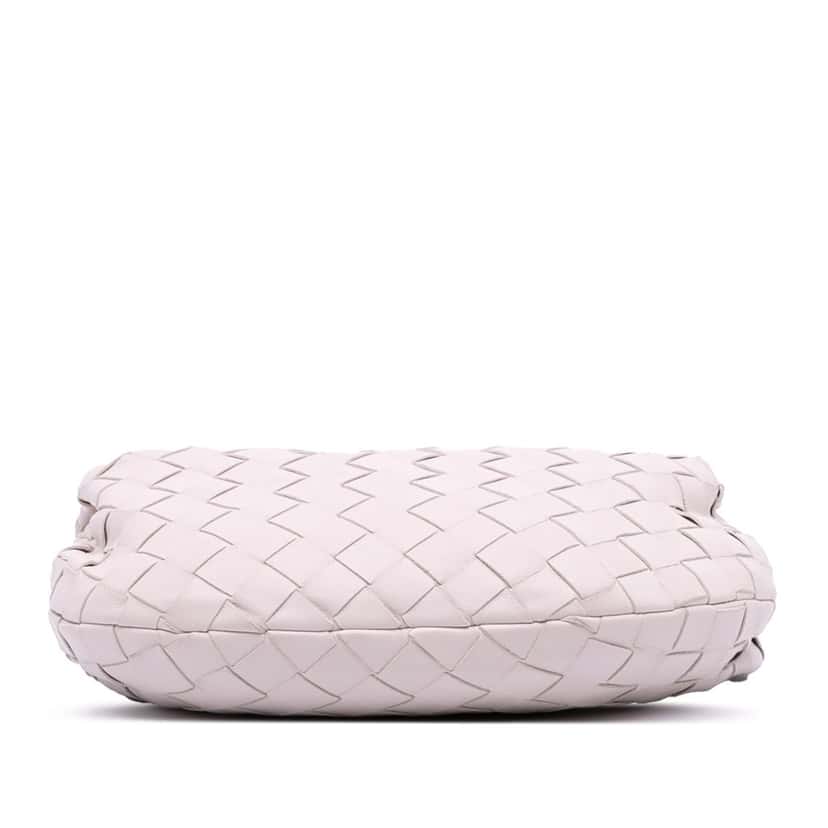 Bottega Veneta Mini Nappa Intrecciato Jodie White Leather Good condition - Inside View