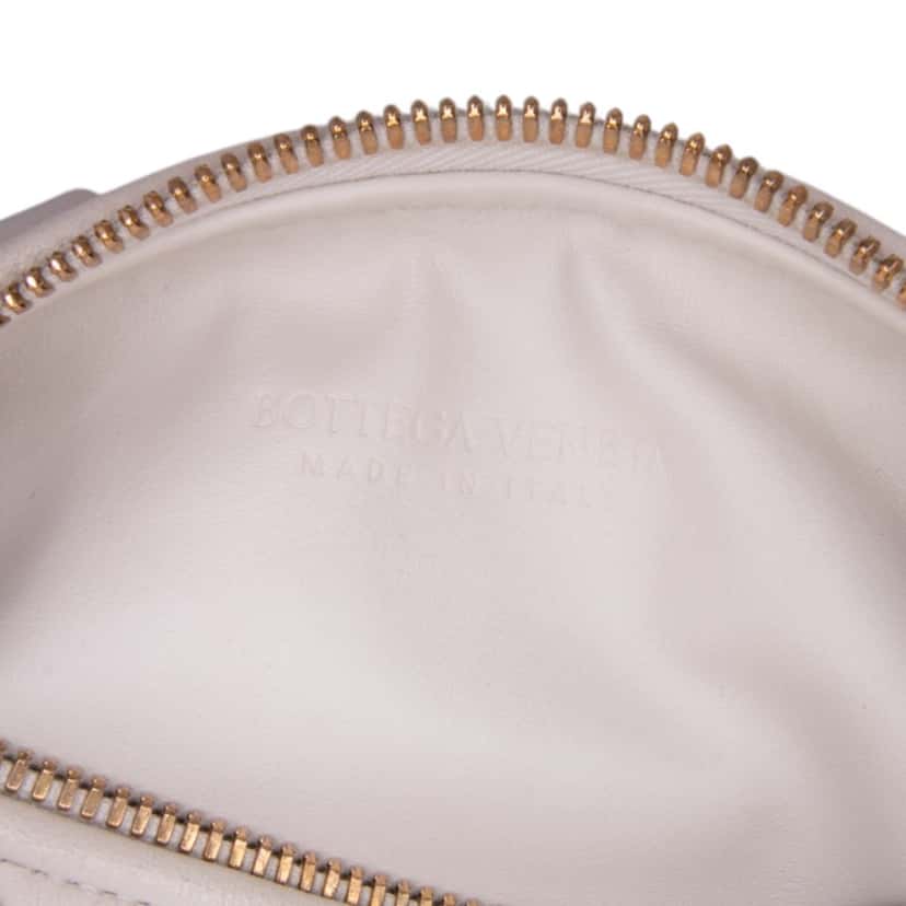 Bottega Veneta Mini Nappa Intrecciato Jodie White Leather Good condition - Box View