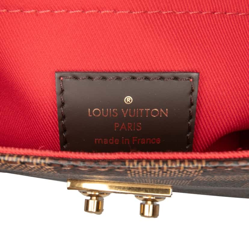 Louis Vuitton Damier Ebene Croisette Brown Canvas Good condition - Box View
