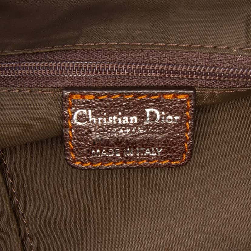 Dior Oblique Canvas Crossbody Brown Canvas Good condition - Box View