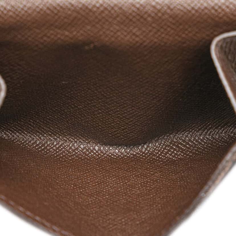 Louis Vuitton Damier Ebene Ludlow Wallet Brown Canvas Good condition - Box View