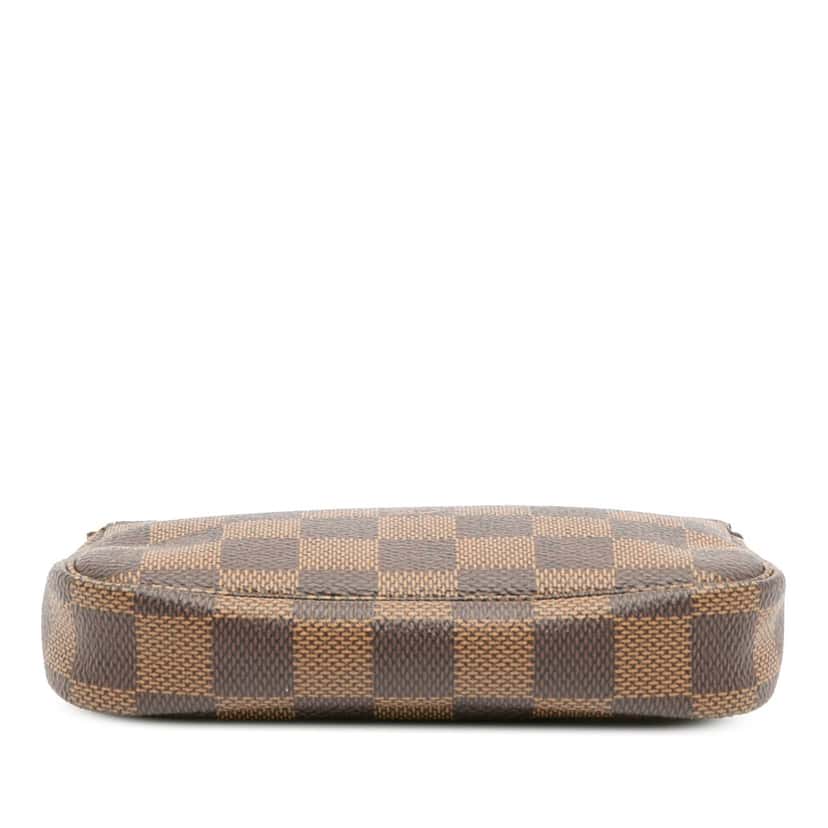 Louis Vuitton Damier Ebene Mini Pochette Accessoires Brown Canvas Good condition - Inside View