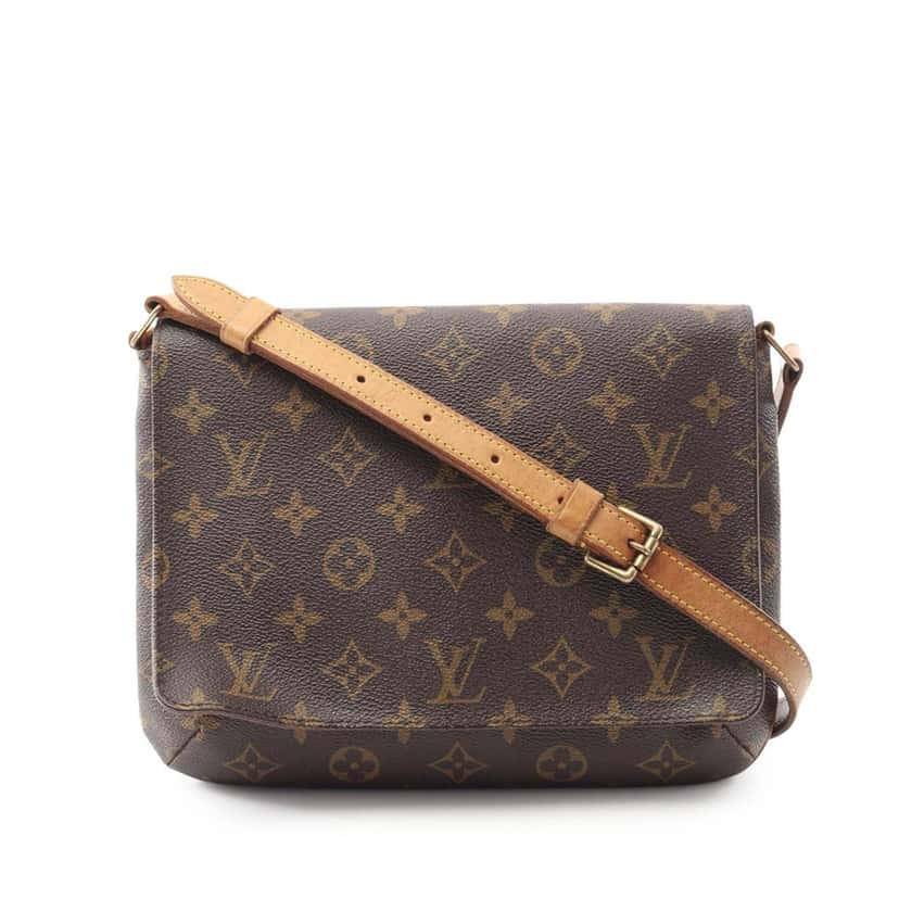 Louis Vuitton Monogram Musette Tango Short Strap Brown Canvas Good condition - Front View
