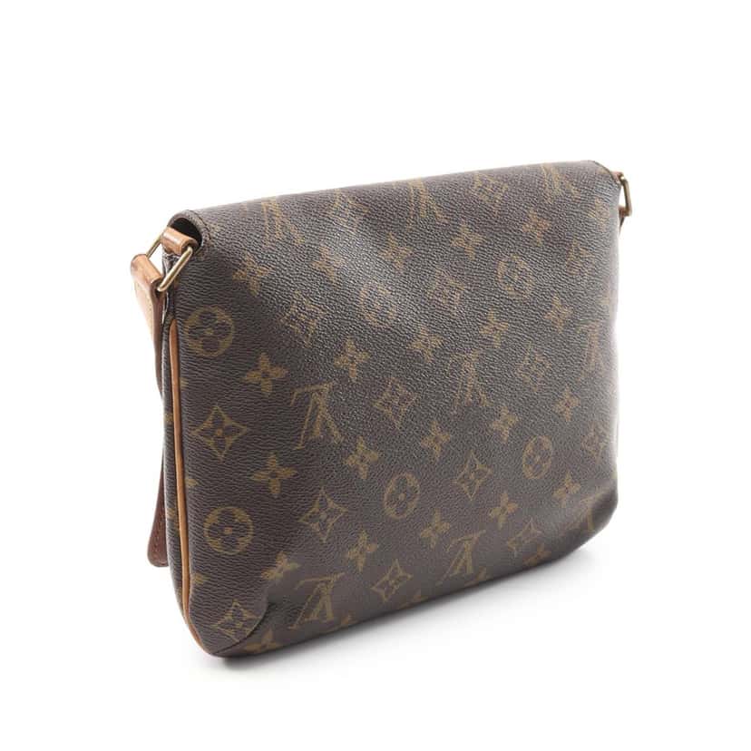 Louis Vuitton Monogram Musette Tango Short Strap Brown Canvas Good condition - Back View