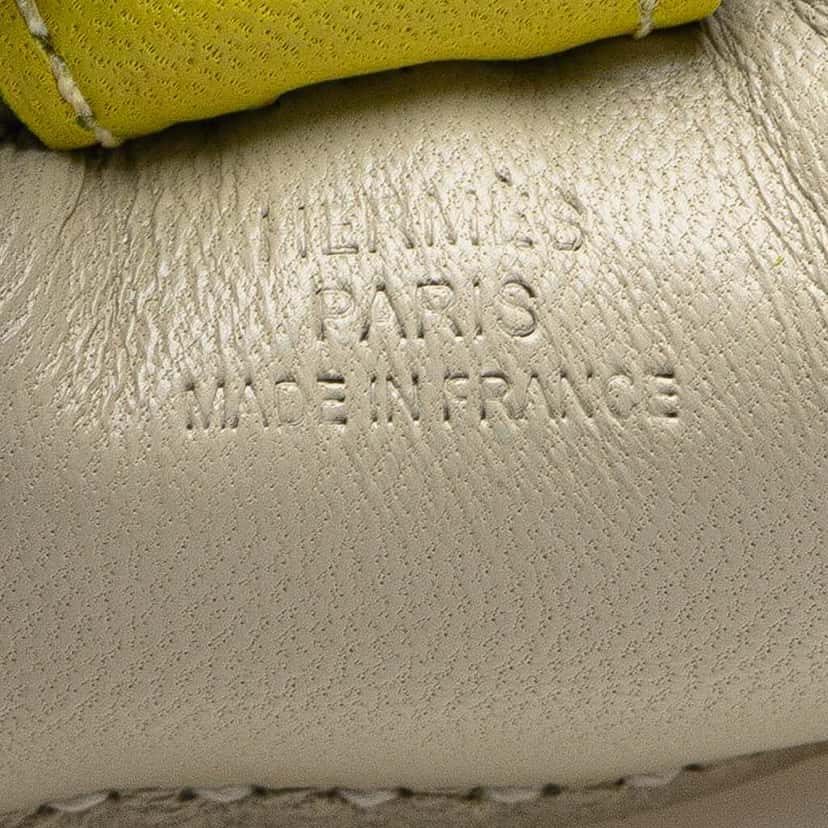 Hermès Milo Lambskin GriGri Rodeo Bag Charm PM Brown Leather Good condition - Inside View