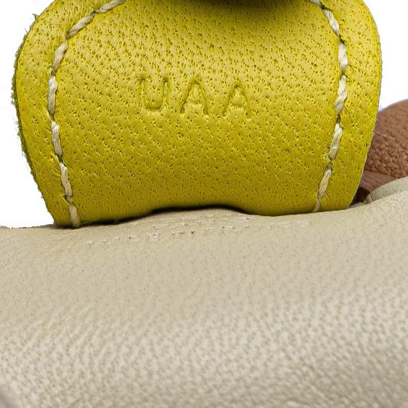 Hermès Milo Lambskin GriGri Rodeo Bag Charm PM Brown Leather Good condition - Model View