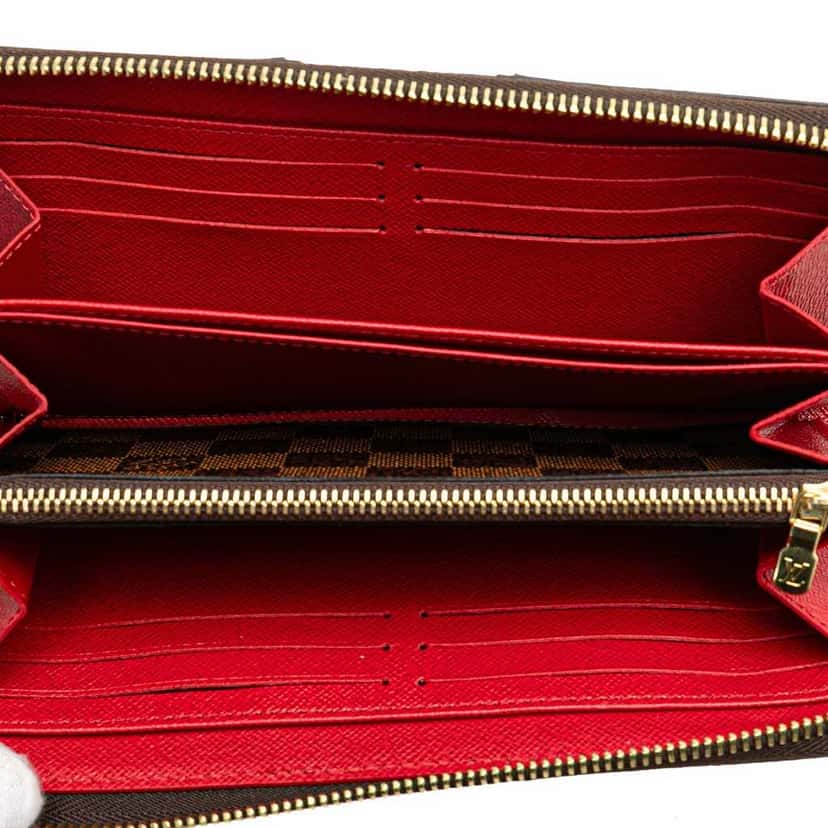 Louis Vuitton Damier Ebene Karakoram Zippy Wallet Brown Canvas Good condition - Model View