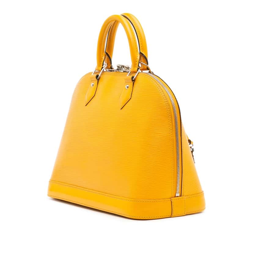 Louis Vuitton Epi Alma PM Yellow Leather Good condition - Back View