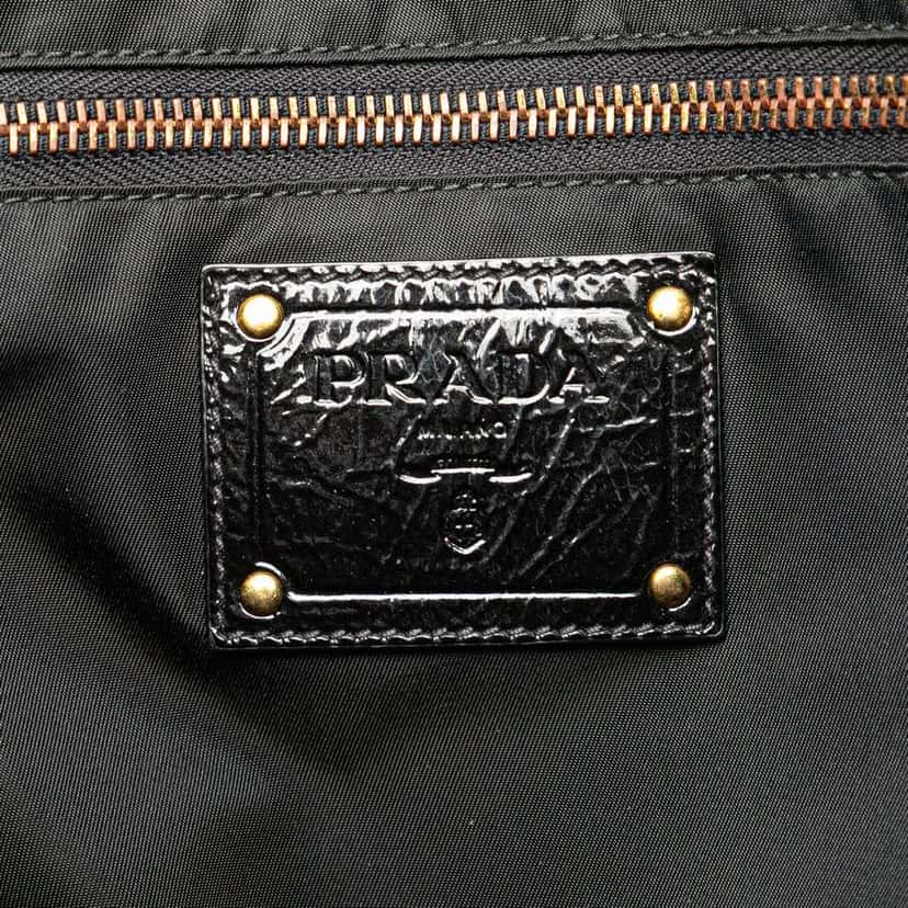 Prada Tessuto Tote Black Good condition - Box View
