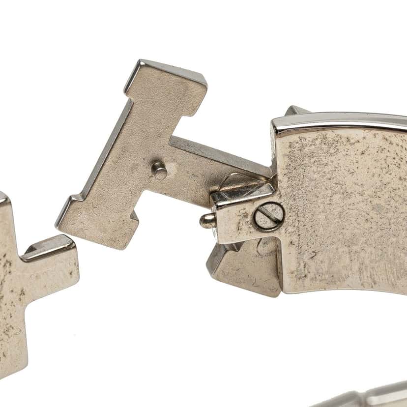 Hermès Enamel Clic Clac H Bracelet PM Blue Good condition - Box View