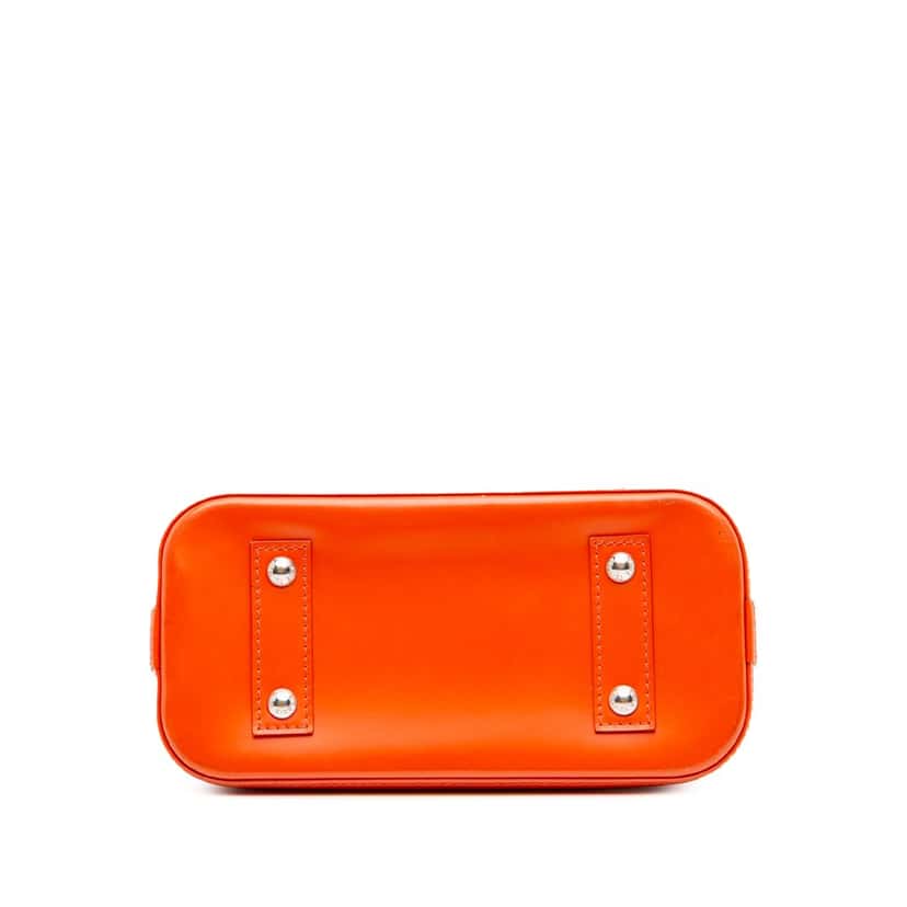 Louis Vuitton Epi Alma BB Orange Leather Good condition - Inside View