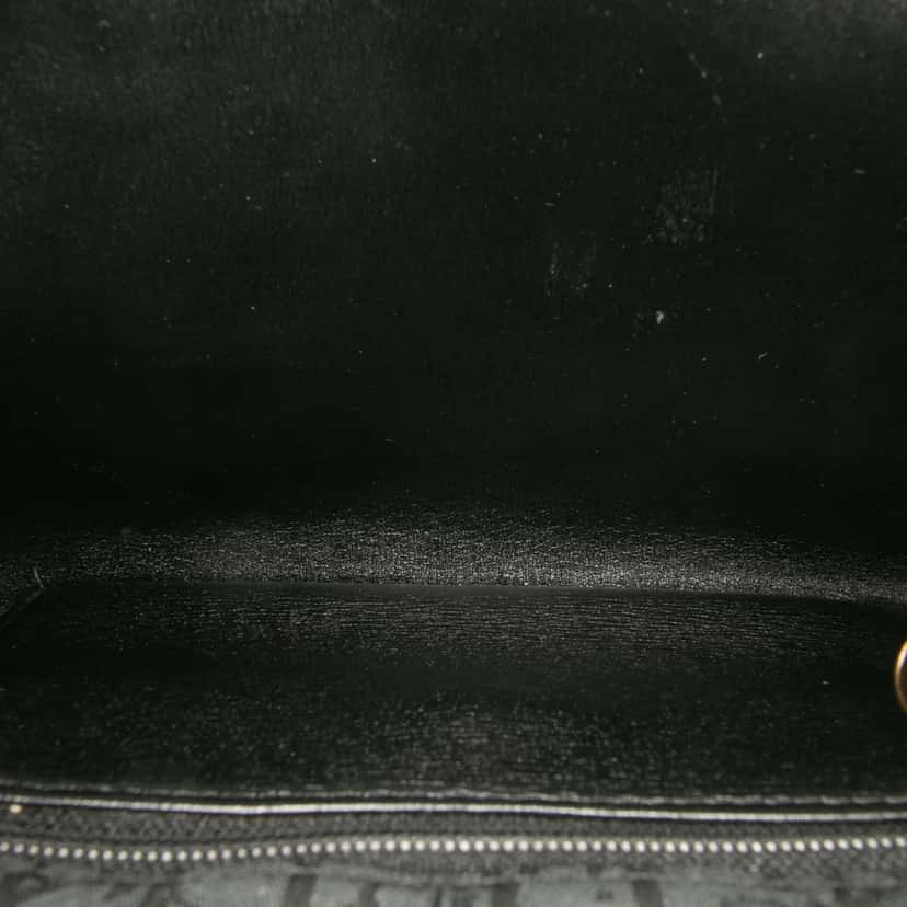 Dior Oblique Canvas Chain Crossbody Black Canvas Good condition - Model View