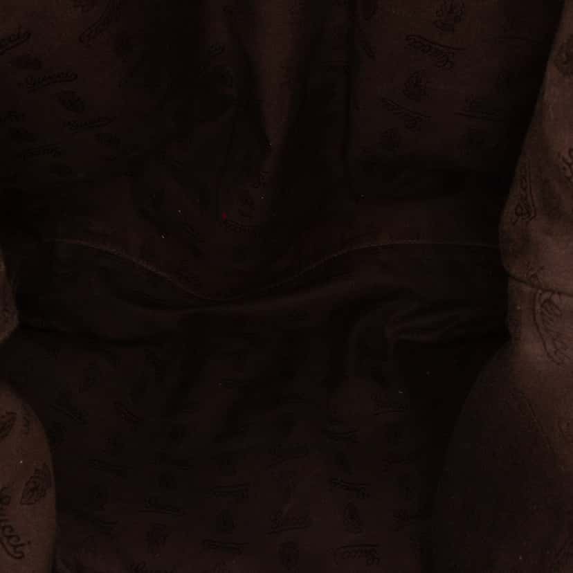 Gucci Large GG Canvas GG Charm Tote Brown Canvas Good condition - Model View
