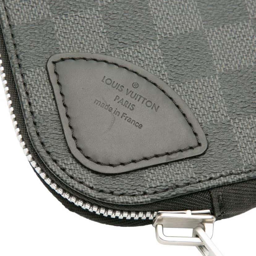 Louis Vuitton Damier Graphite Horizon Laptop Sleeve Black Canvas Good condition - Box View