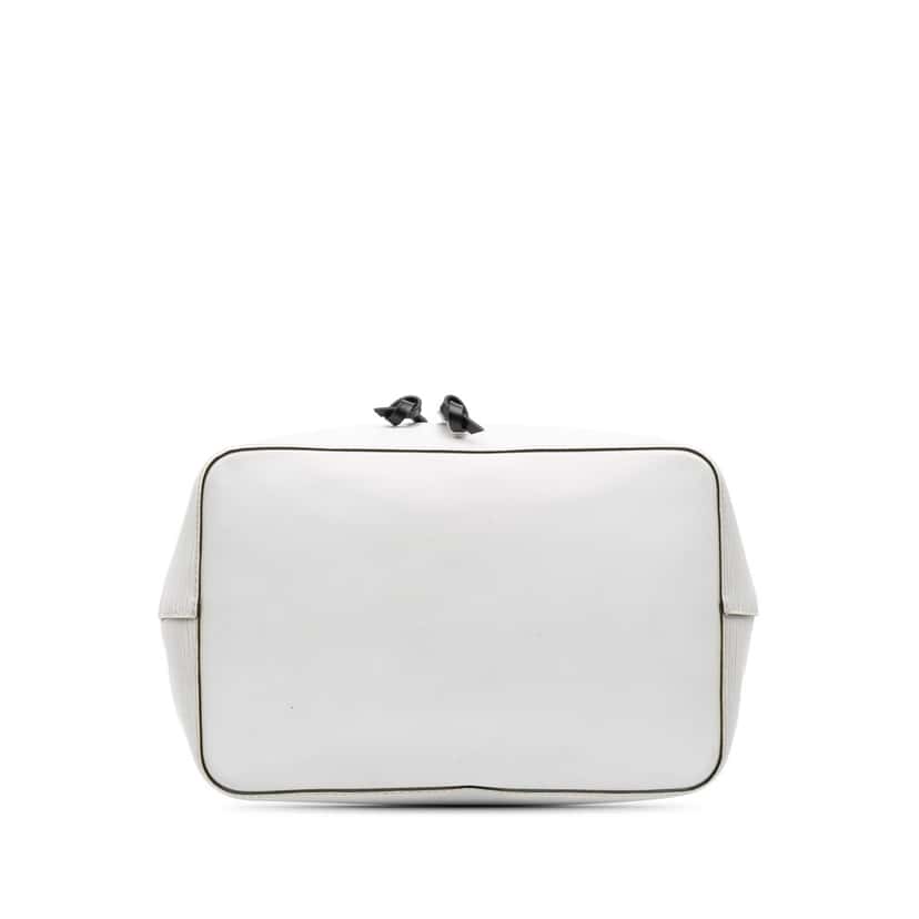 Louis Vuitton Epi NeoNoe MM White Leather Good condition - Inside View