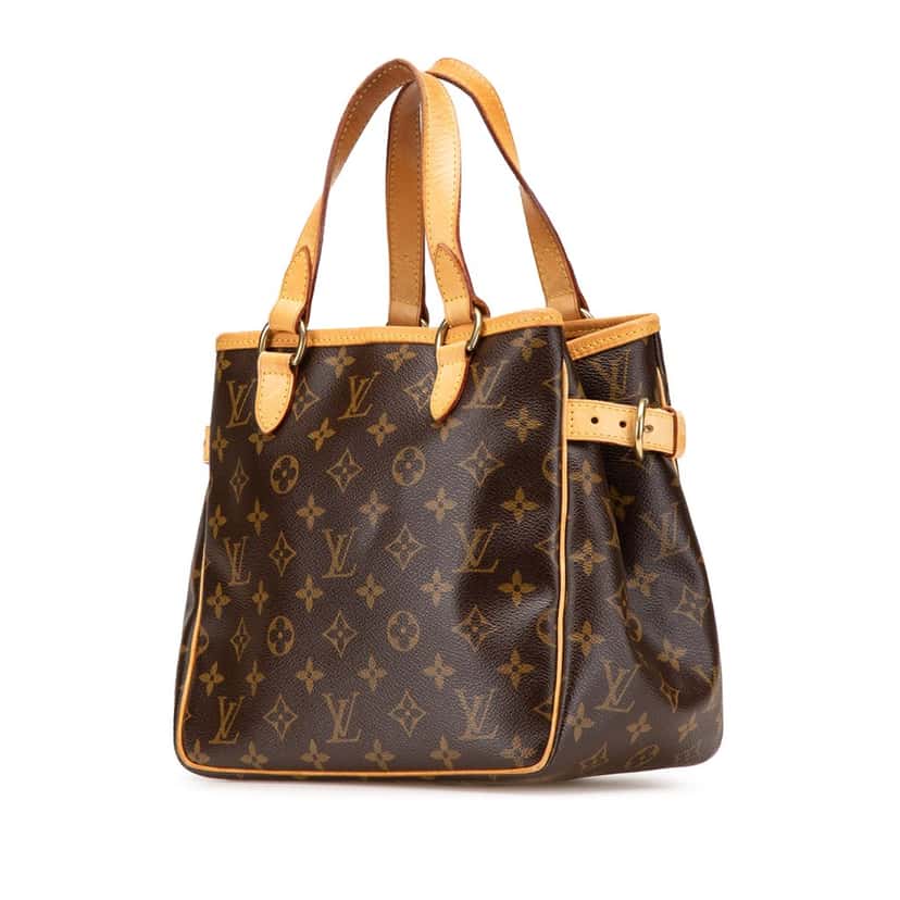 Louis Vuitton Monogram Batignolles Vertical PM Brown Canvas Fair condition - Back View