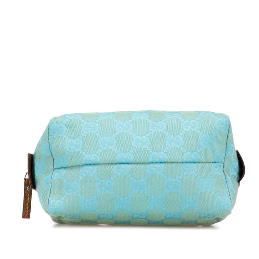 Gucci GG Canvas Pouch Blue Canvas Good condition - Inside View