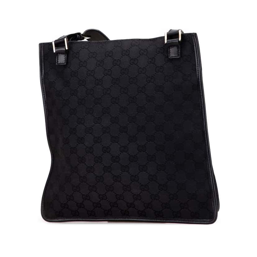 Gucci GG Canvas Crossbody Black Canvas Good condition - Back View