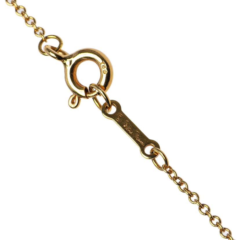 Tiffany & Co Paloma Picasso 18K Yellow Gold X Kiss Necklace Gold Gold Good condition - Back View