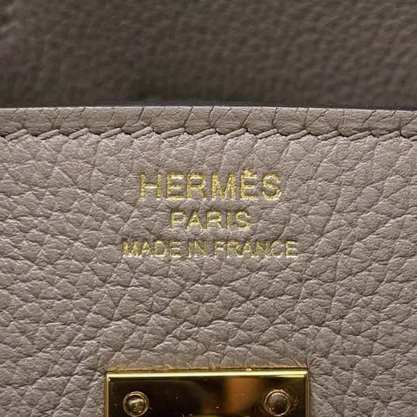 Hermès Novillo Birkin Retoune 25 Grey Leather Good condition - Box View