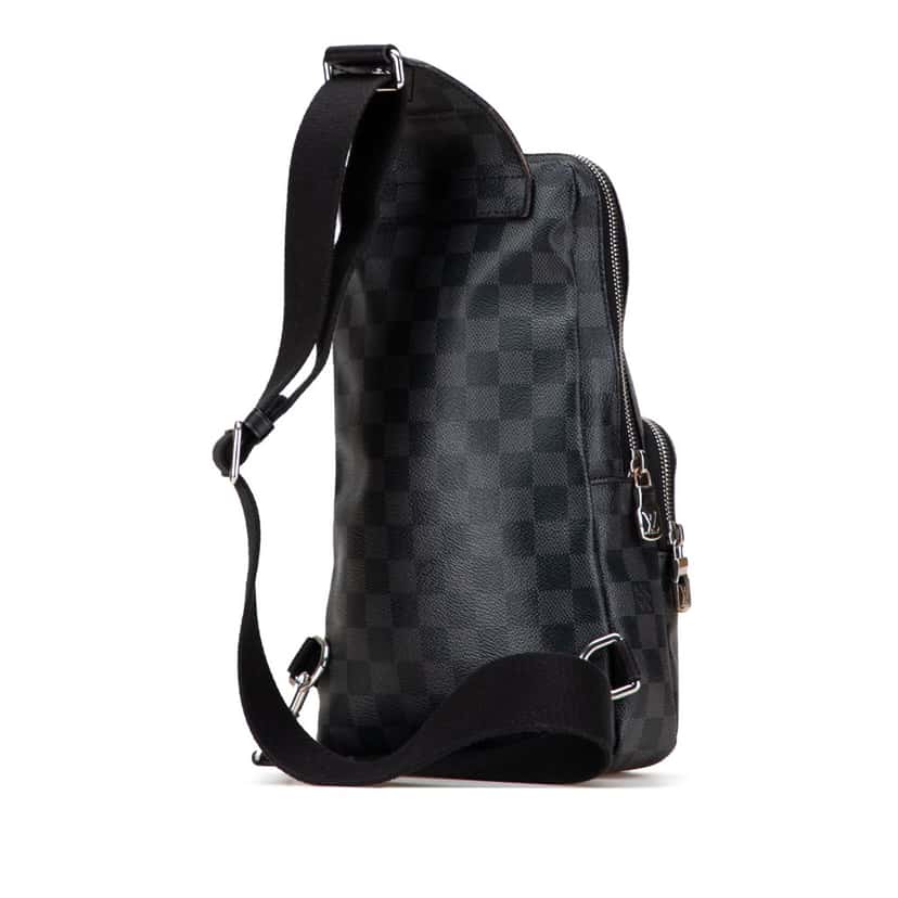 Louis Vuitton Damier Graphite Avenue Sling Black Canvas Fair condition - Back View