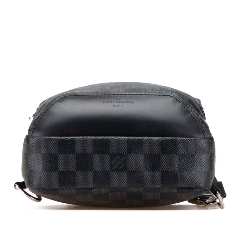 Louis Vuitton Damier Graphite Avenue Sling Black Canvas Fair condition - Inside View