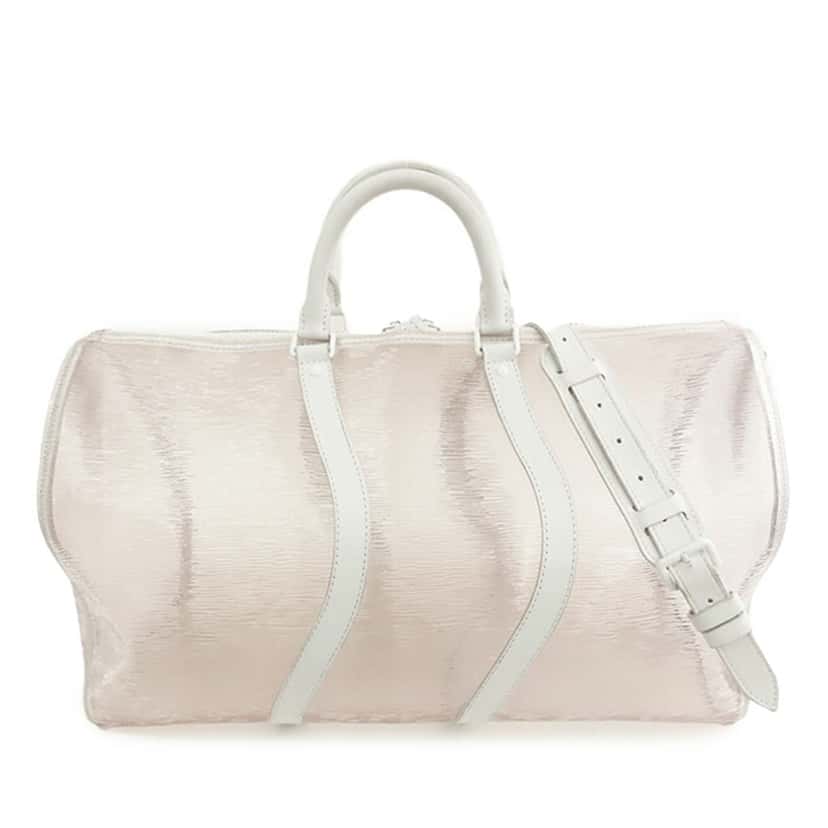 Louis Vuitton Epi Plage Wavy Keepall Bandouliere 50 White Good condition - Front View